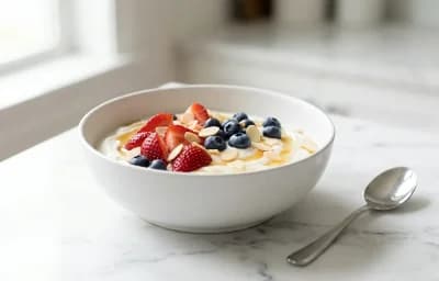 Yogurt with Berries and Almonds
