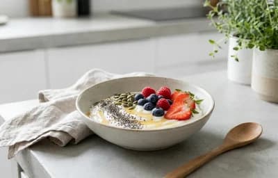 Yogurt With Seeds & Berries