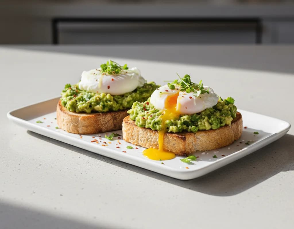 Avocado Toast With Soft Egg