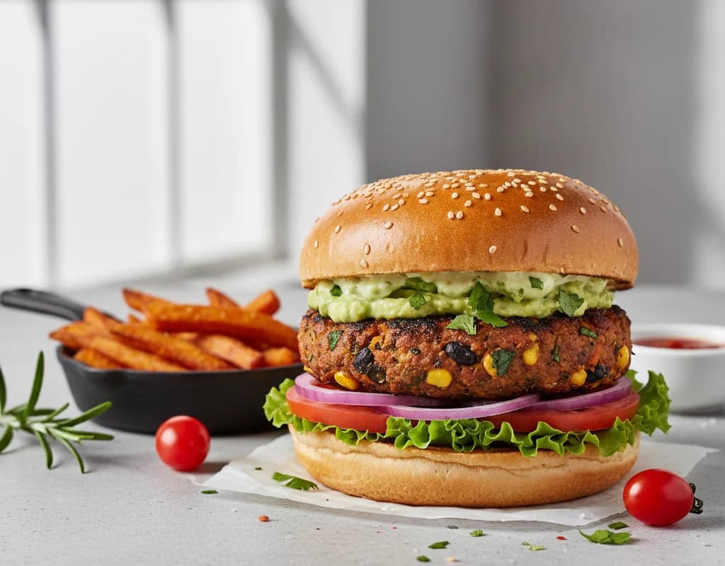 Vegan Veggie Burger