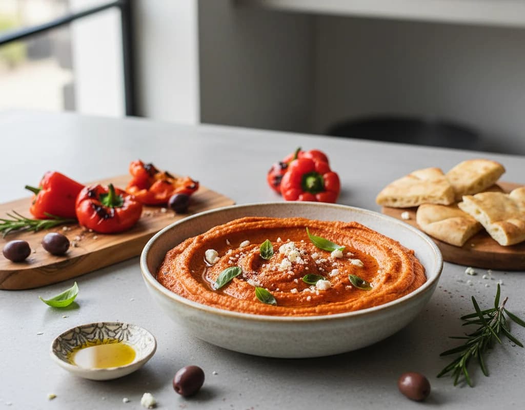 Roasted Red Pepper Hummus