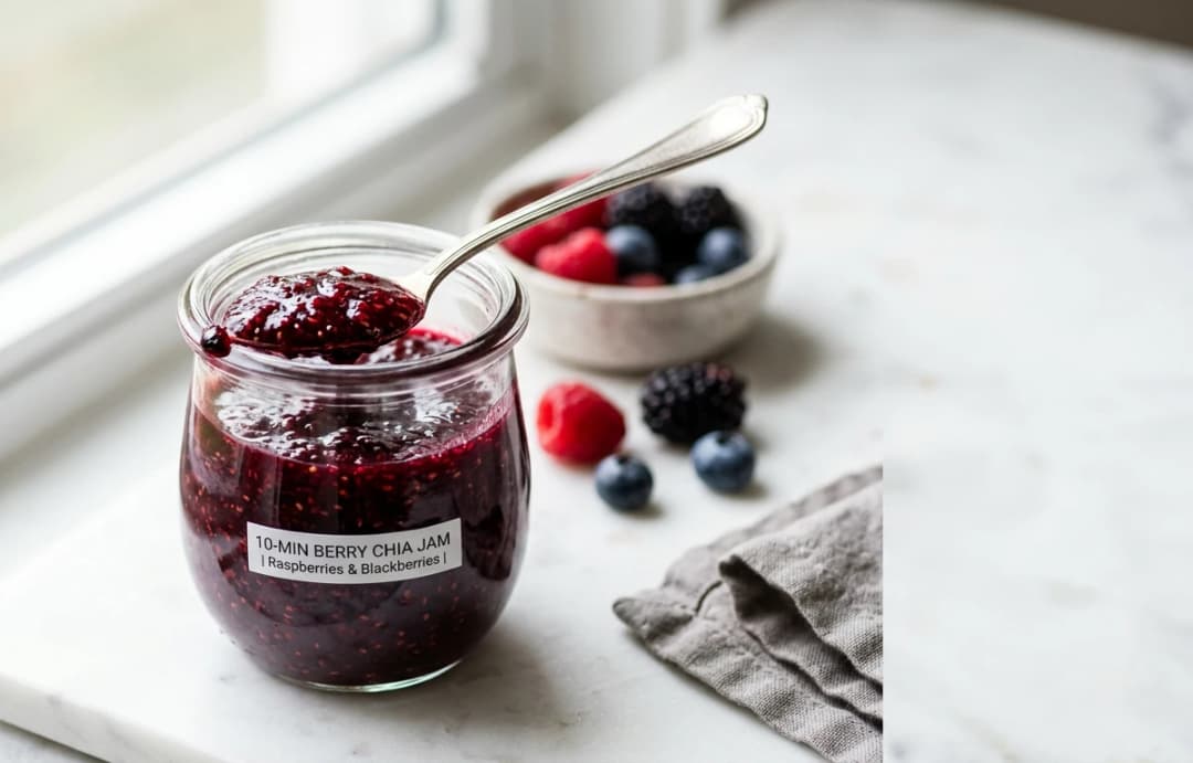 10-Minute Berry Chia Jam
