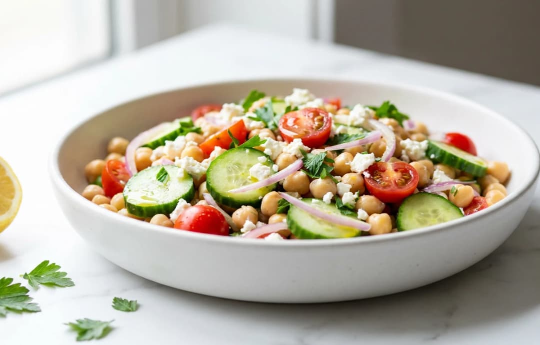 15-Minute Chickpea Salad