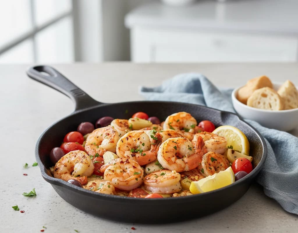 Shrimp Garlic Skillet