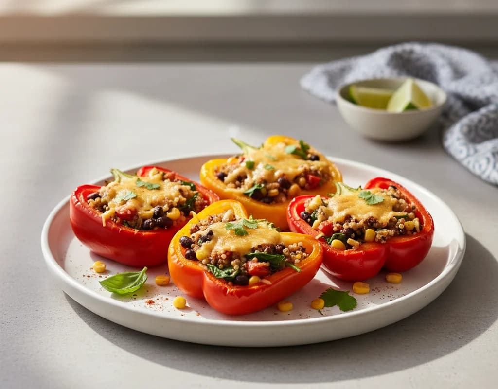 Vegetarian Stuffed Bell Peppers