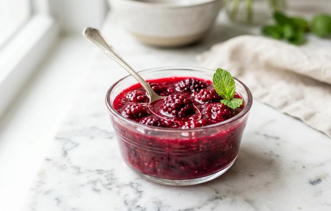 2-Ingredient Blackberry Compote
