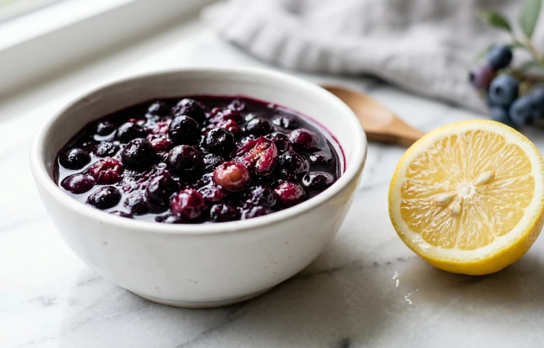 2-Ingredient Blueberry Compote