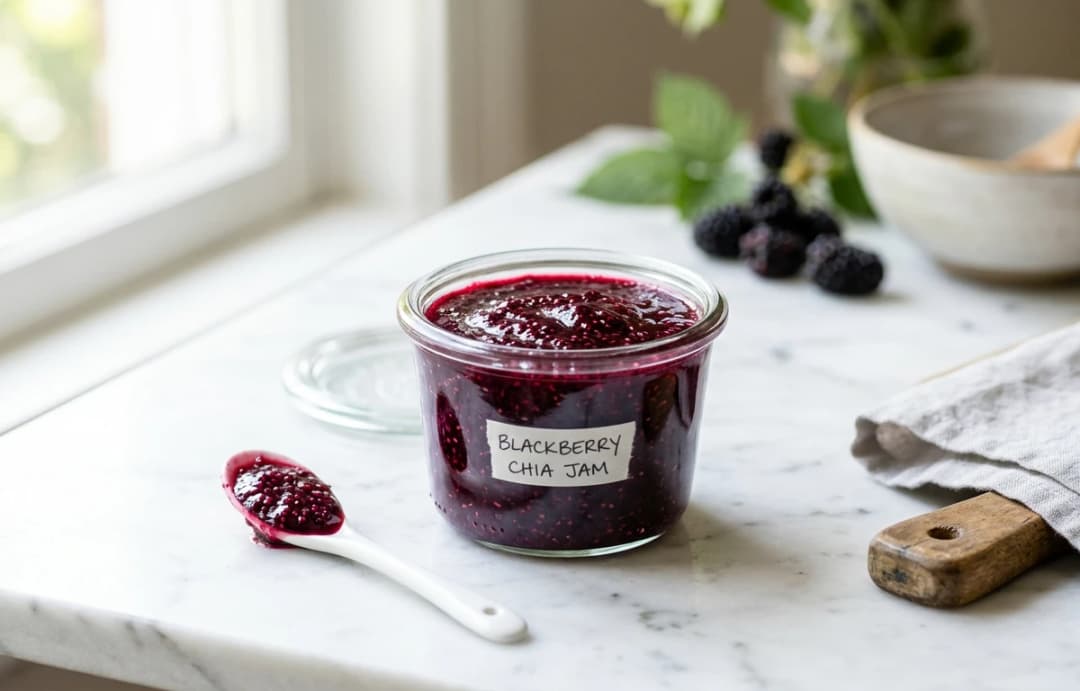 2-Minute Blackberry Chia Jam