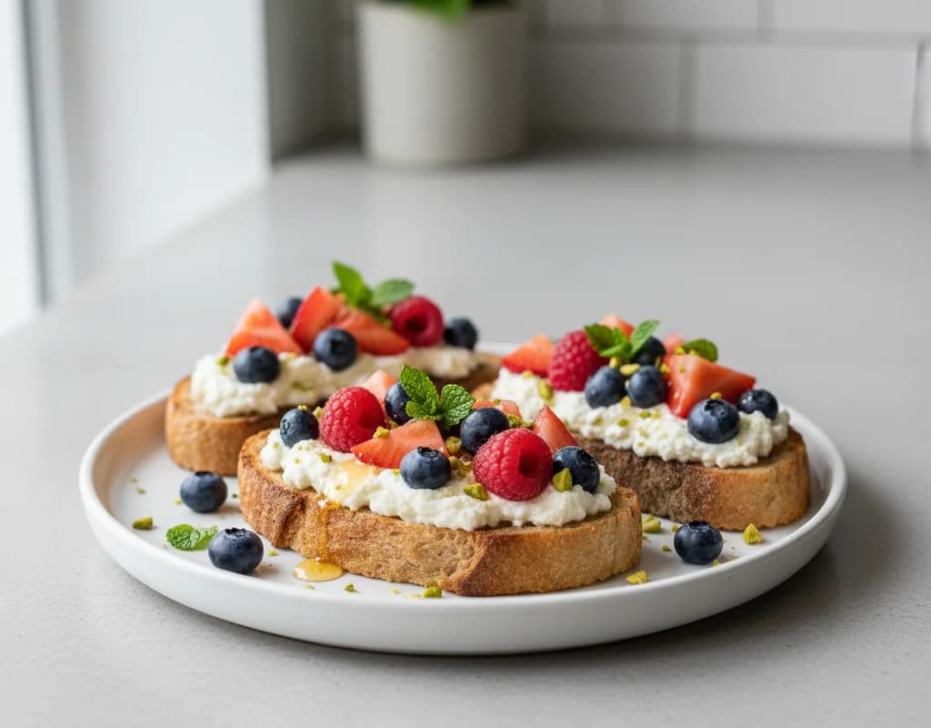 Ricotta Berry Toast