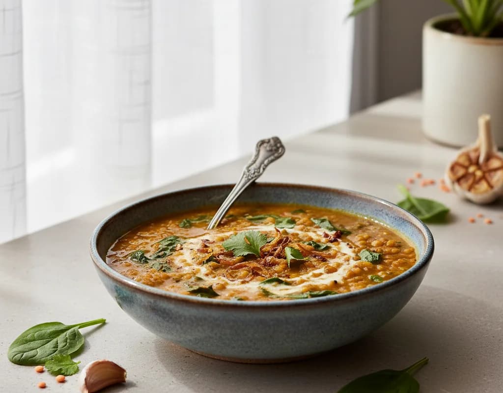 Lentil and Spinach Stew