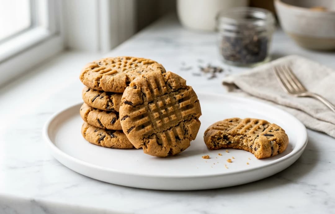 3-Ingredient Peanut Butter Cookies