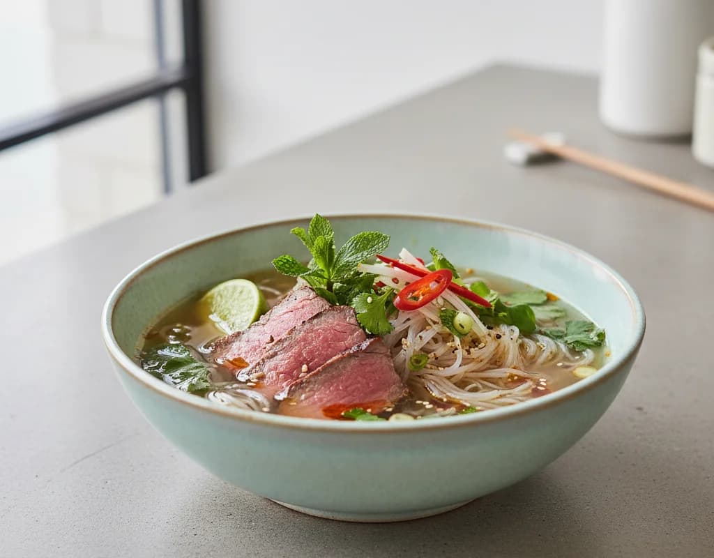 Light Beef Noodle Soup