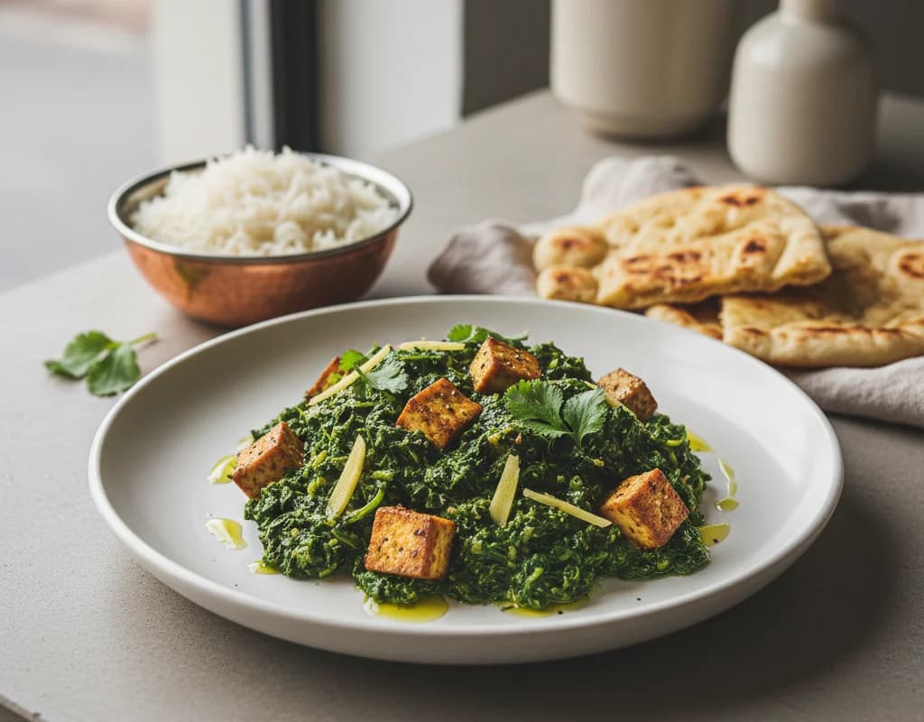 Vegan Spinach Sabzi