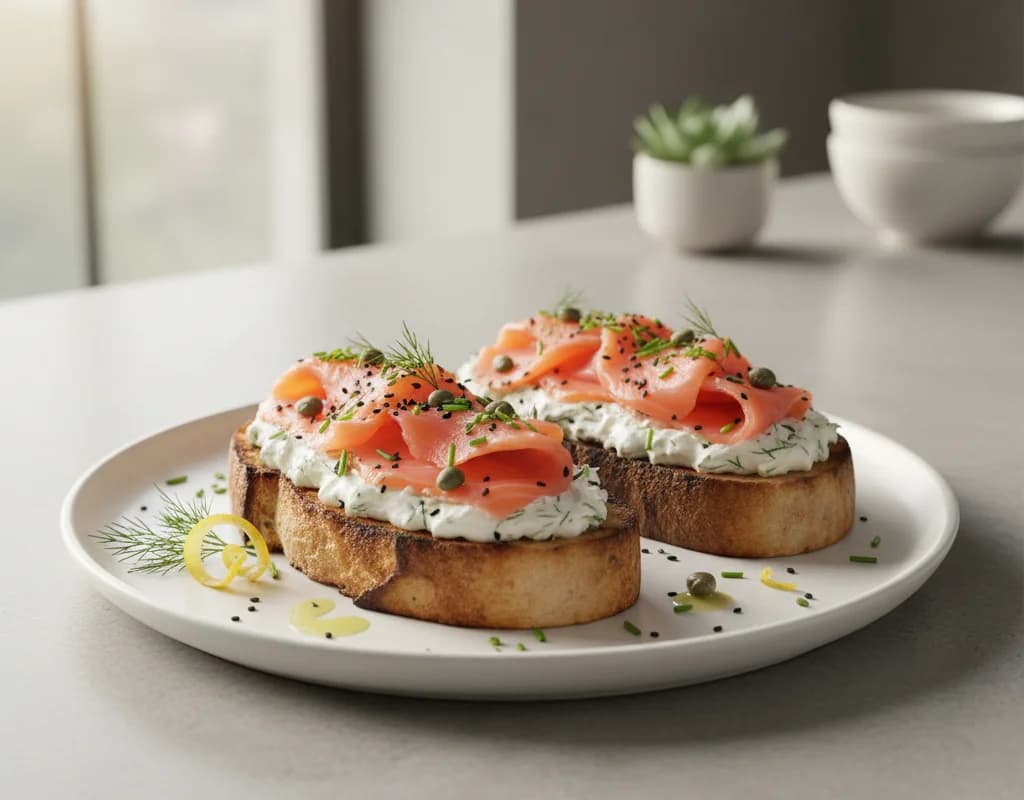 Smoked Salmon Toast