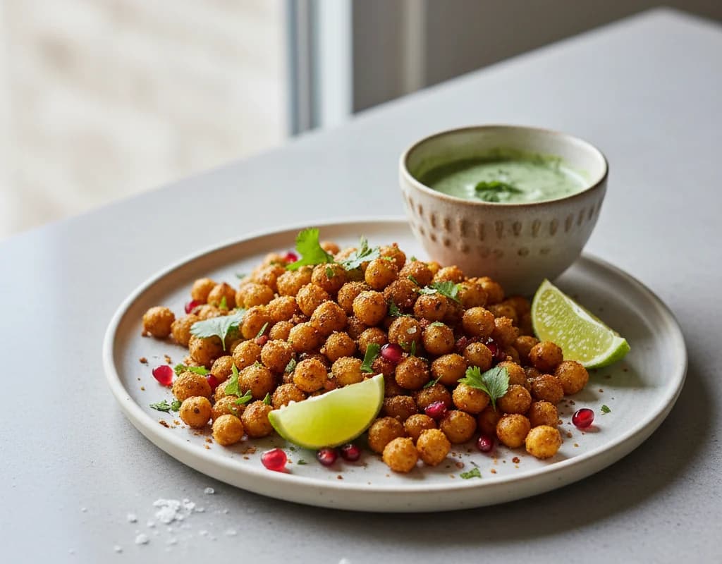 Vegan Roasted Chickpea Spiced