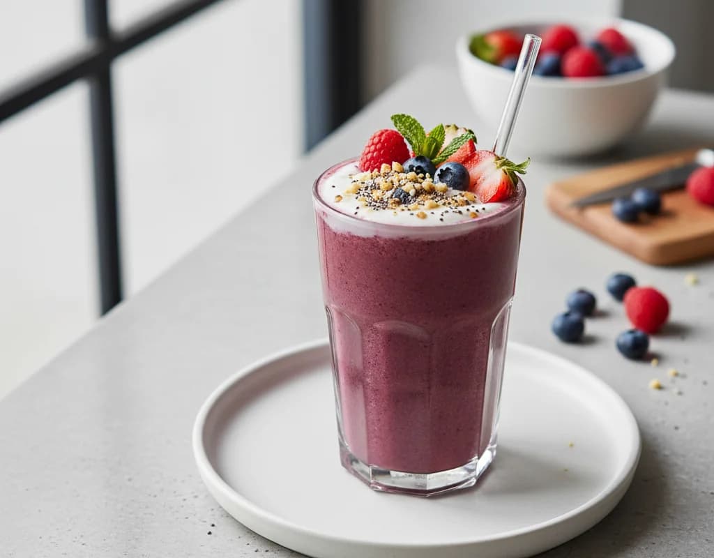 Low-Potassium Berry Smoothie