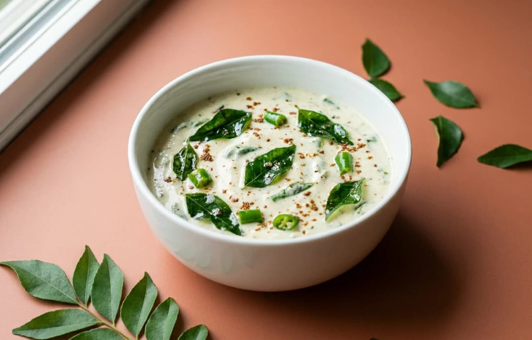 5-Minute Curry Leaf Yogurt Chutney
