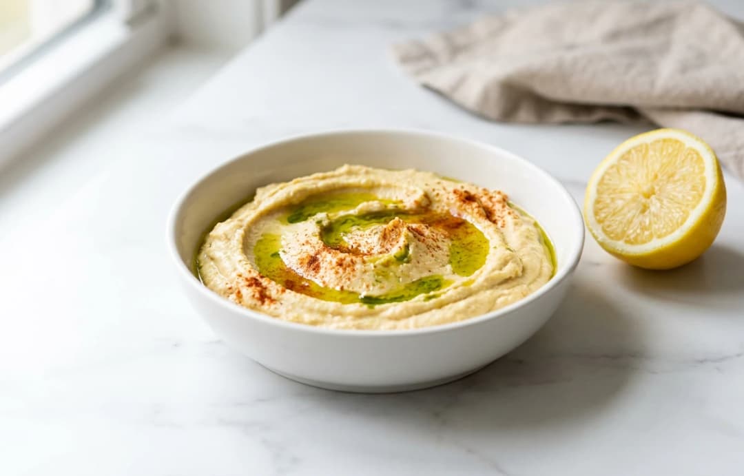 5-Minute Lemony Hummus