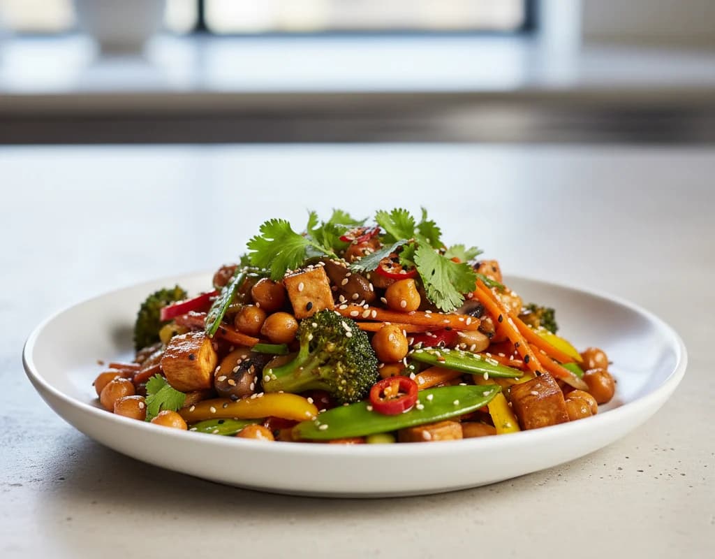 Chickpea and Vegetable Stir-fry