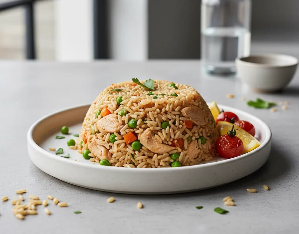Chicken and Brown Rice Pilaf