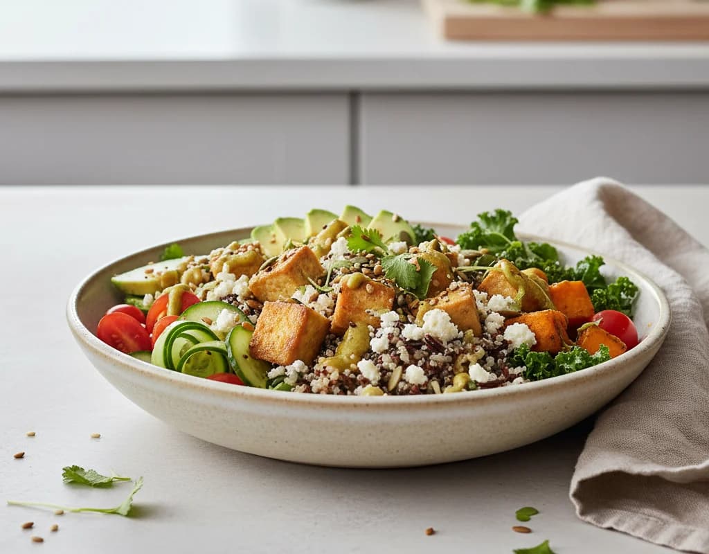 Tofu Grain Bowl