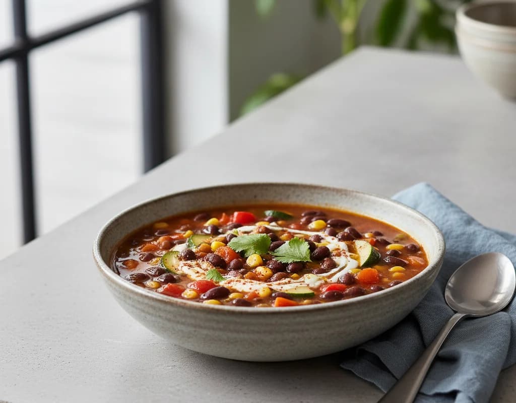 Black Bean Vegetable Soup