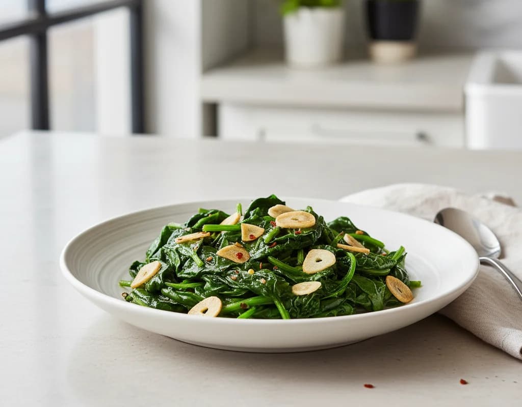 Garlic Sautéed Spinach
