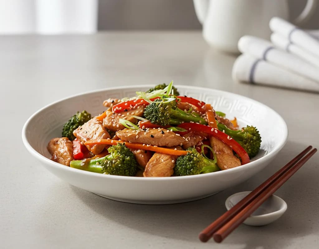 Turkey and Broccoli Stir-Fry