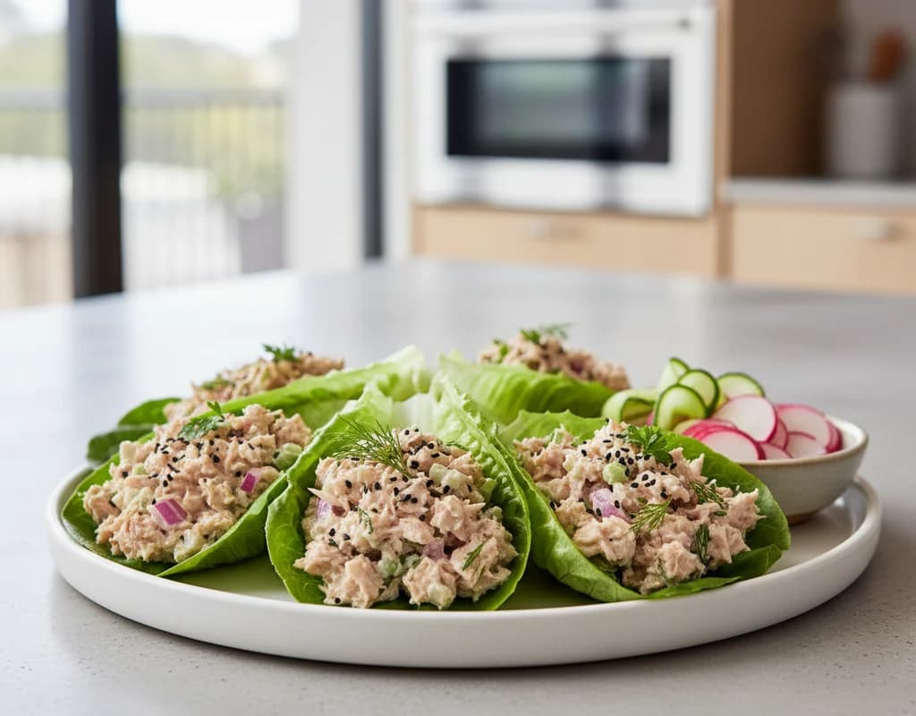 Tuna Salad Lettuce Wrap