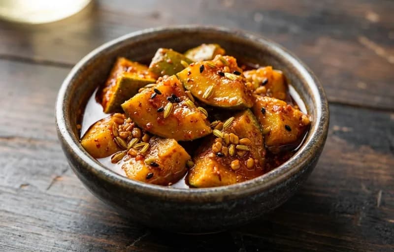 Aloo Paratha with Aam ka Achar - Recipe 2