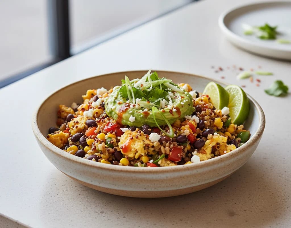 Southwest Egg Scramble Bowl