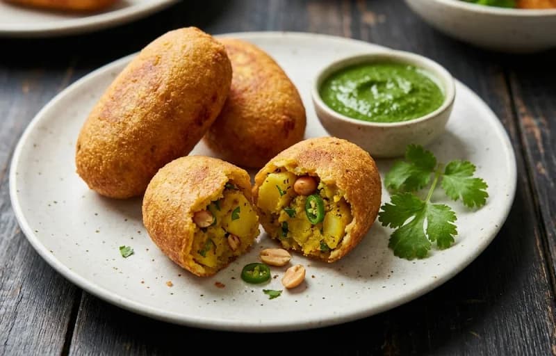 Aloo Chop with Masala Cha - Recipe 1