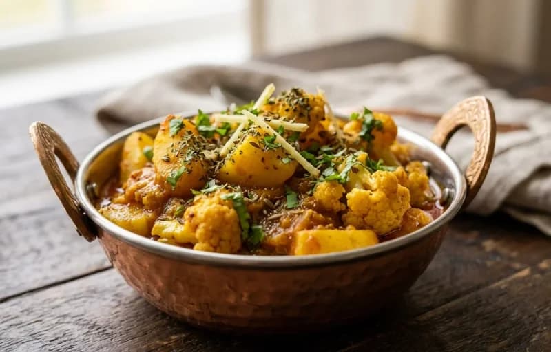 Dalpuri with Aloo Gobi Sabzi - Recipe 2