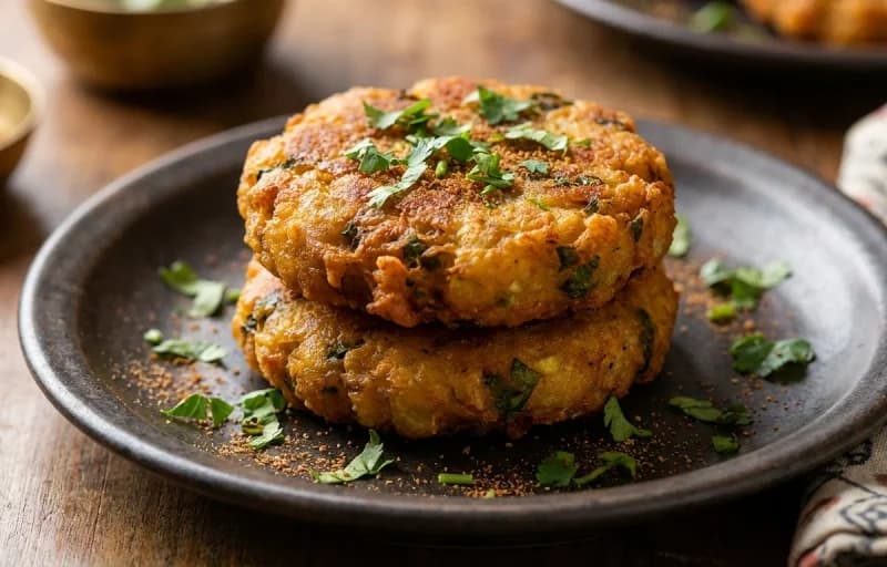 Aloo Tikki, Tamarind Chutney and Mint Chutney - Recipe 1