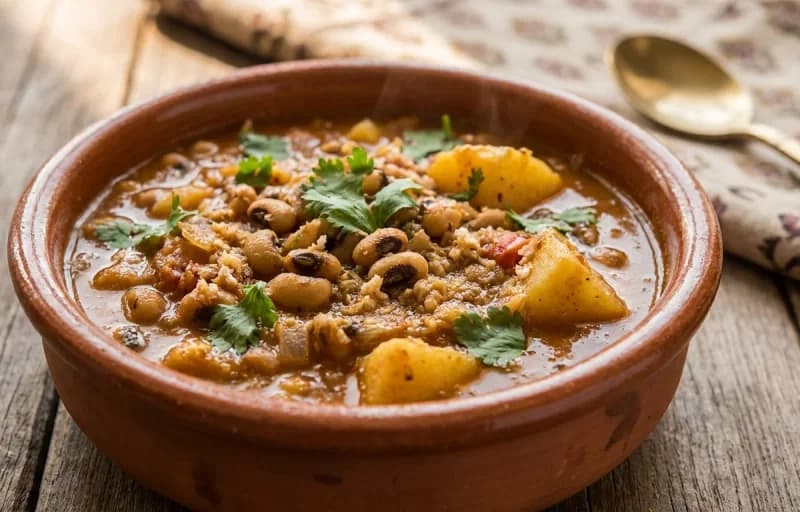 Alsande Tonak with Goan Red Rice - Recipe 1