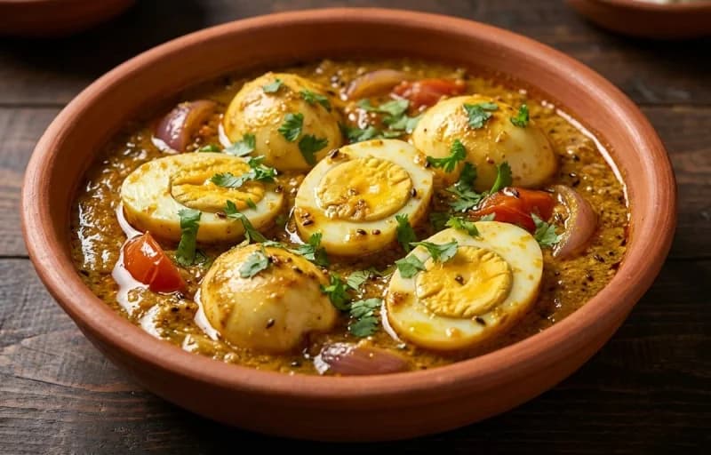 Anda Besara Bhaja with Jhal Muri - Recipe 1