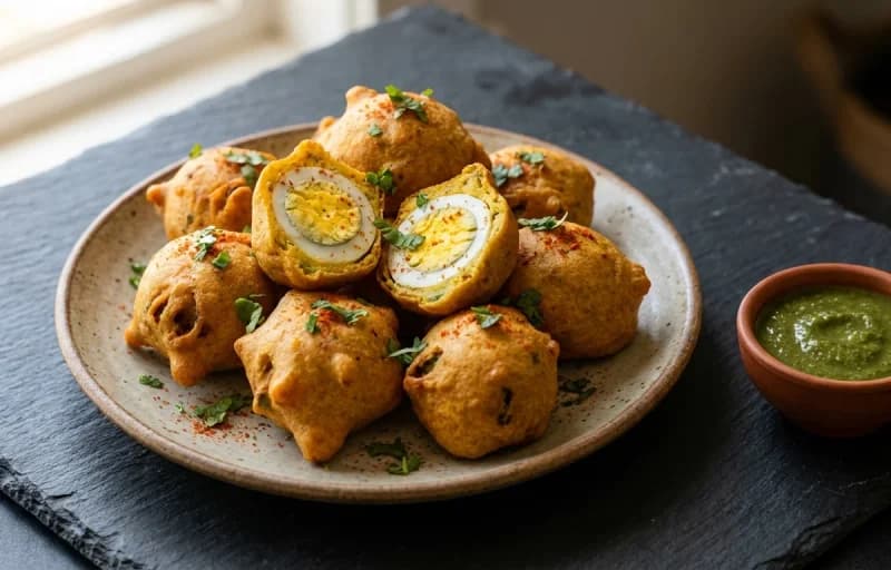 Anda Bhajiya with Masala Chai - Recipe 1