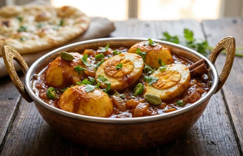 Anda Do Pyaza with Warqi Paratha - Recipe 1