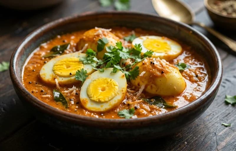 Anda Ghashi, Ukde Sheet and Batata Sukke - Recipe 1