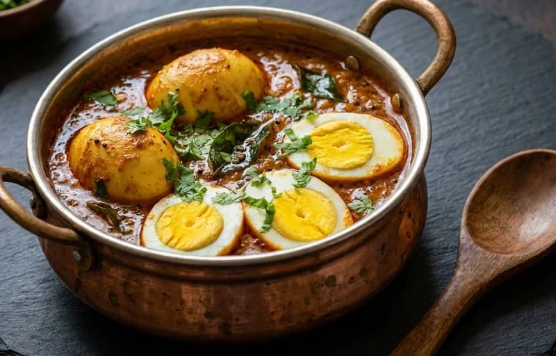 Anda ka Salan with Bagara Rice - Recipe 1