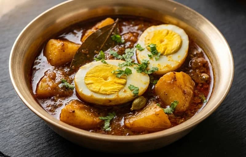 Puri with Anda Kassa - Recipe 2