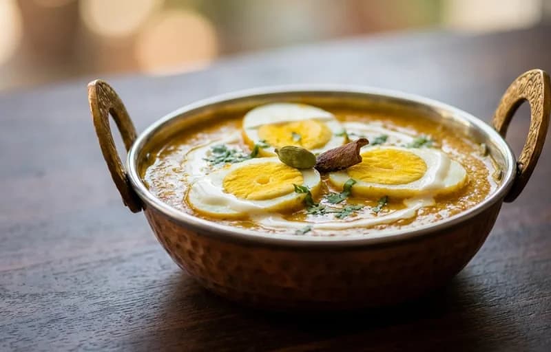 Anda Pasanda with Butter Naan - Recipe 1