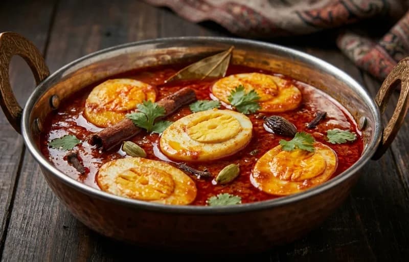 Anda Rogan Josh, Kashmiri Girda and Nadru Yakhni - Recipe 1