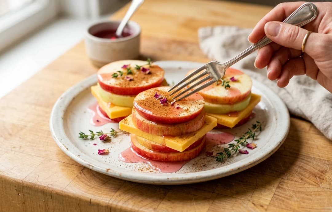 Apple & Cheddar Sandwiches