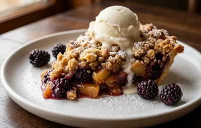 Apple Marionberry Crisp