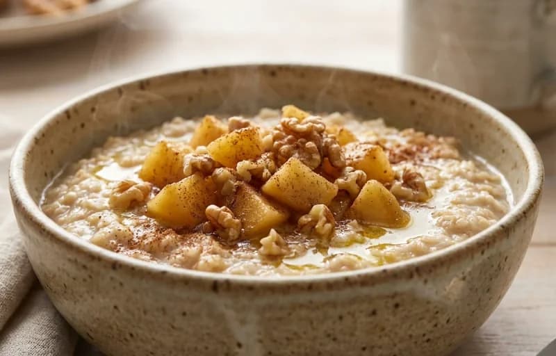 Apple Walnut Oatmeal