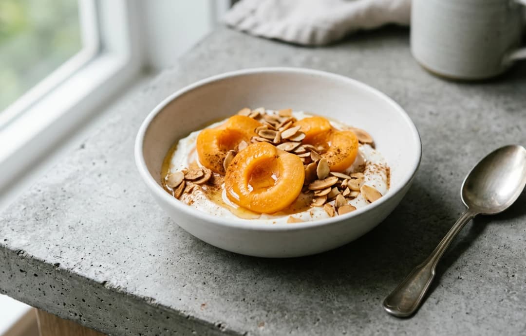 Apricot & Almond Yogurt Bowl