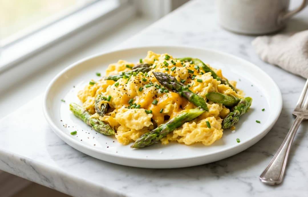 Asparagus & Egg Scramble