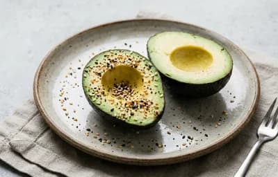 Avocado with Everything Bagel Seasoning