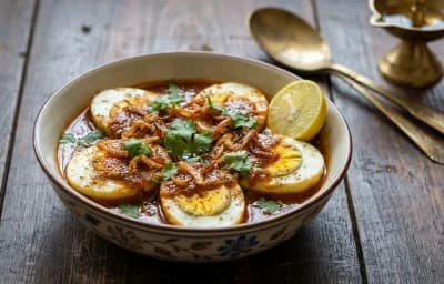 Awadhi Egg Chaat